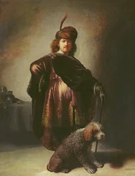 Selvportræt i orientalsk dragt, 1631